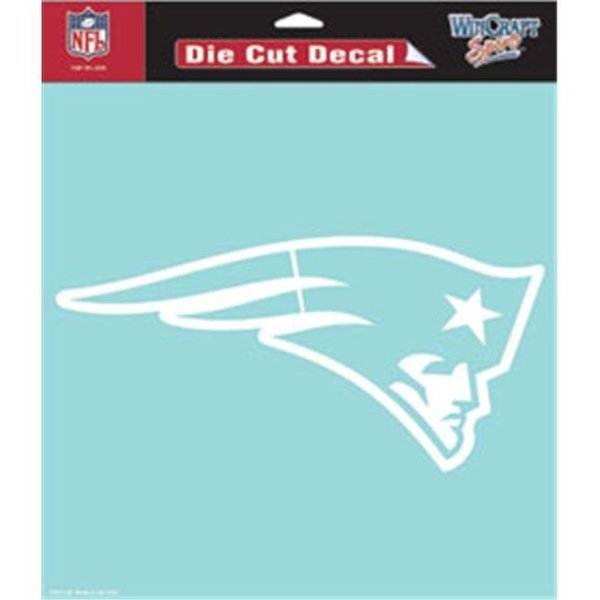 Cisco Independent New England Patriots Decal 8x8 Die Cut White 3208525654